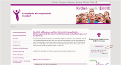 Desktop Screenshot of donzdorf-evangelisch.de