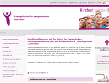 Tablet Screenshot of donzdorf-evangelisch.de